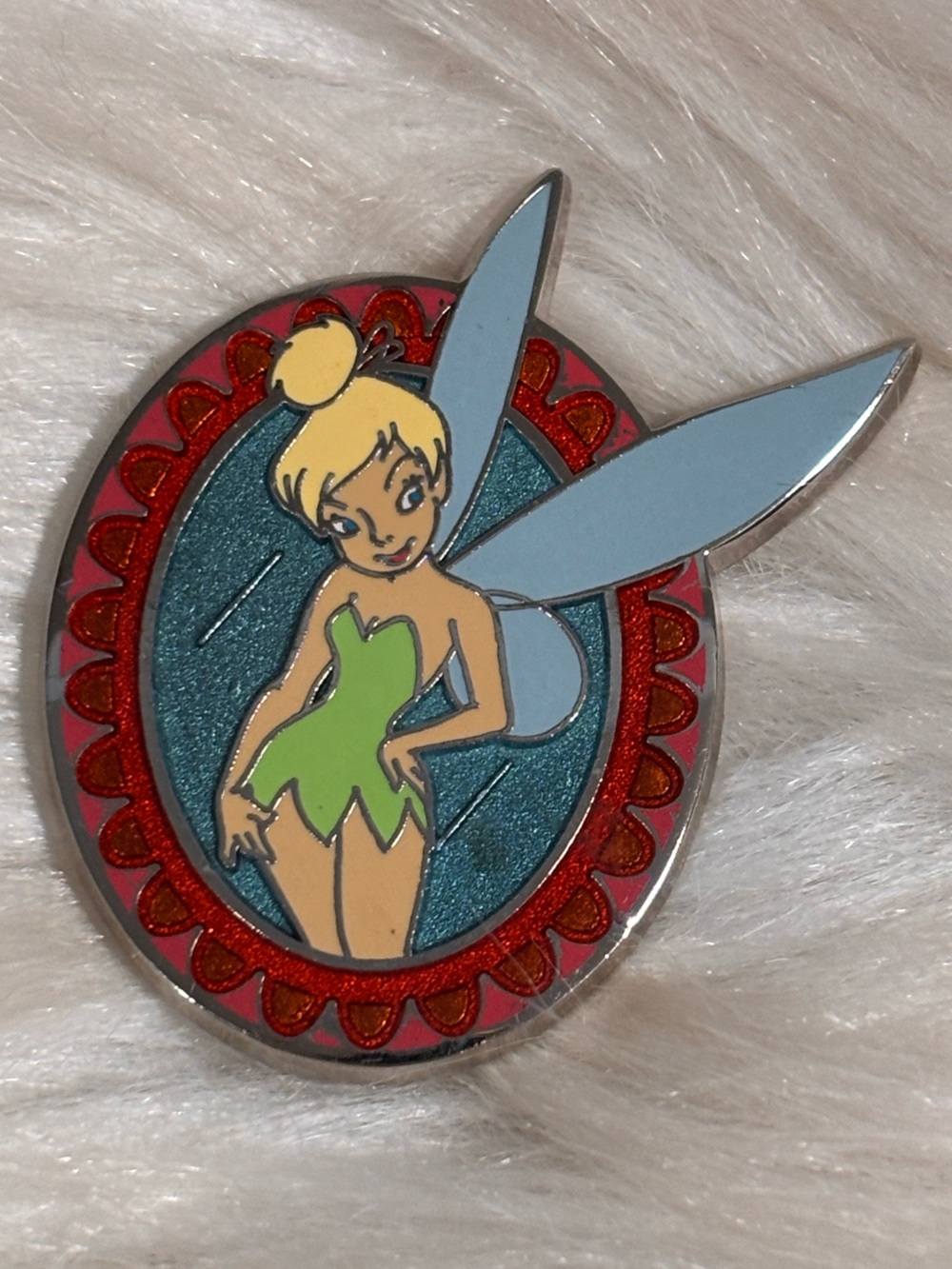 2014 Disney Booster Pin Picture Frame Tinker Bell from Peter Pan